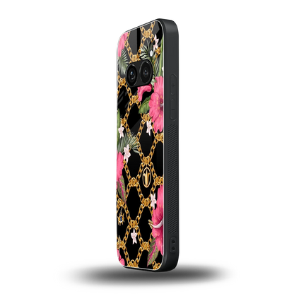 Gilded Petals nothing phone 2a plus mobile cover | shockproof glass phone case