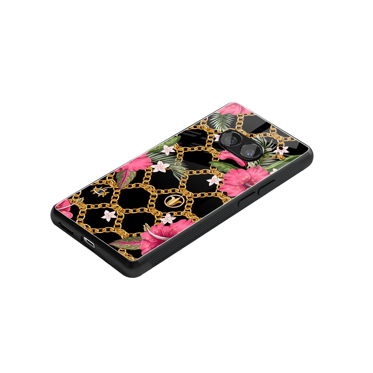 Gilded Petals stylish phone case for nothing phone 2a plus | glossy glass and slim fit