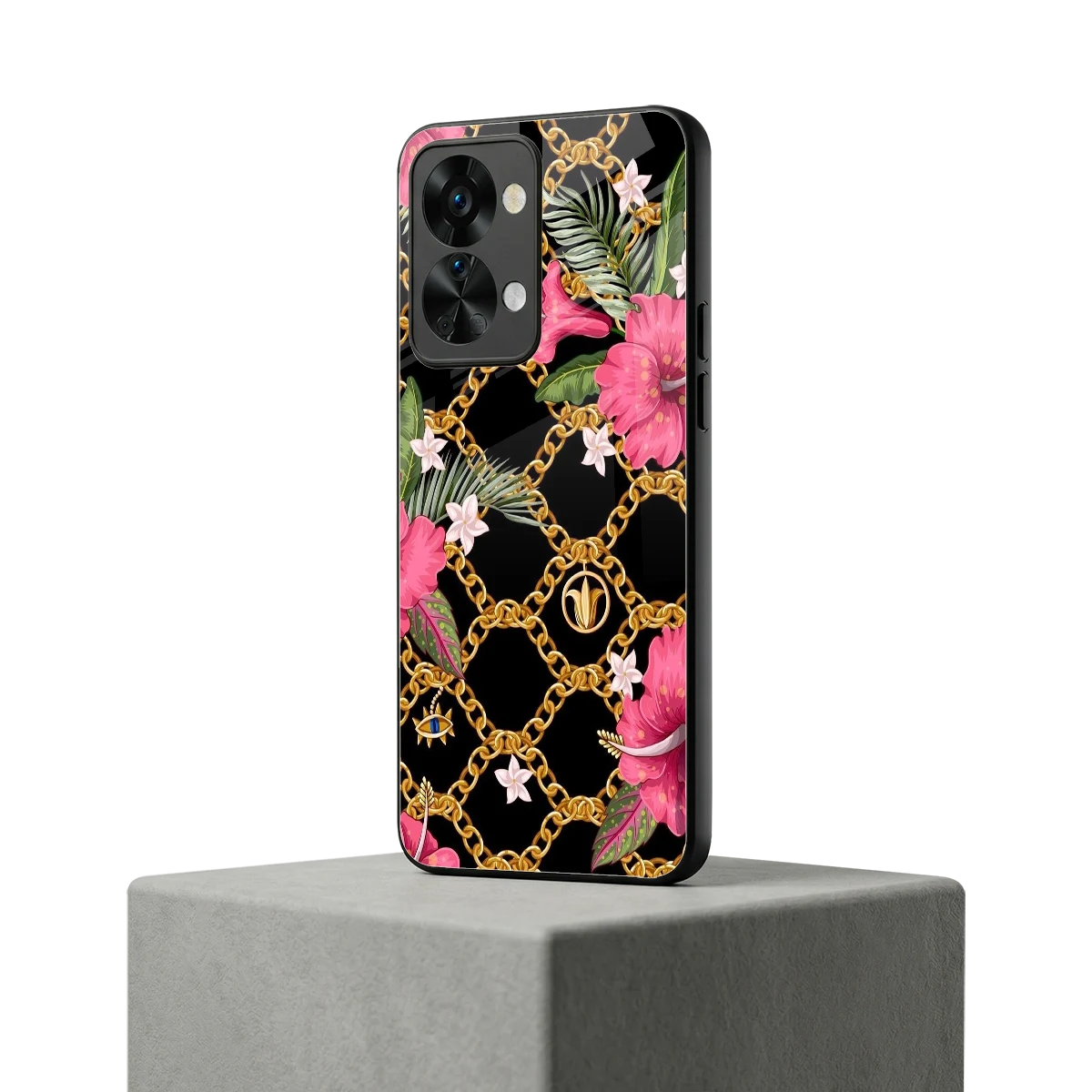 Gilded Petals oneplus nord 2t mobile cover | shockproof glass phone case