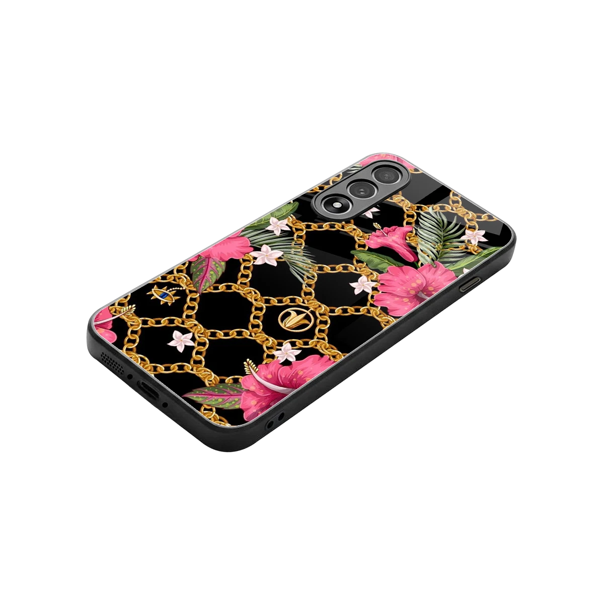 Gilded Petals stylish phone case for oneplus nord 5 | glossy glass and slim fit