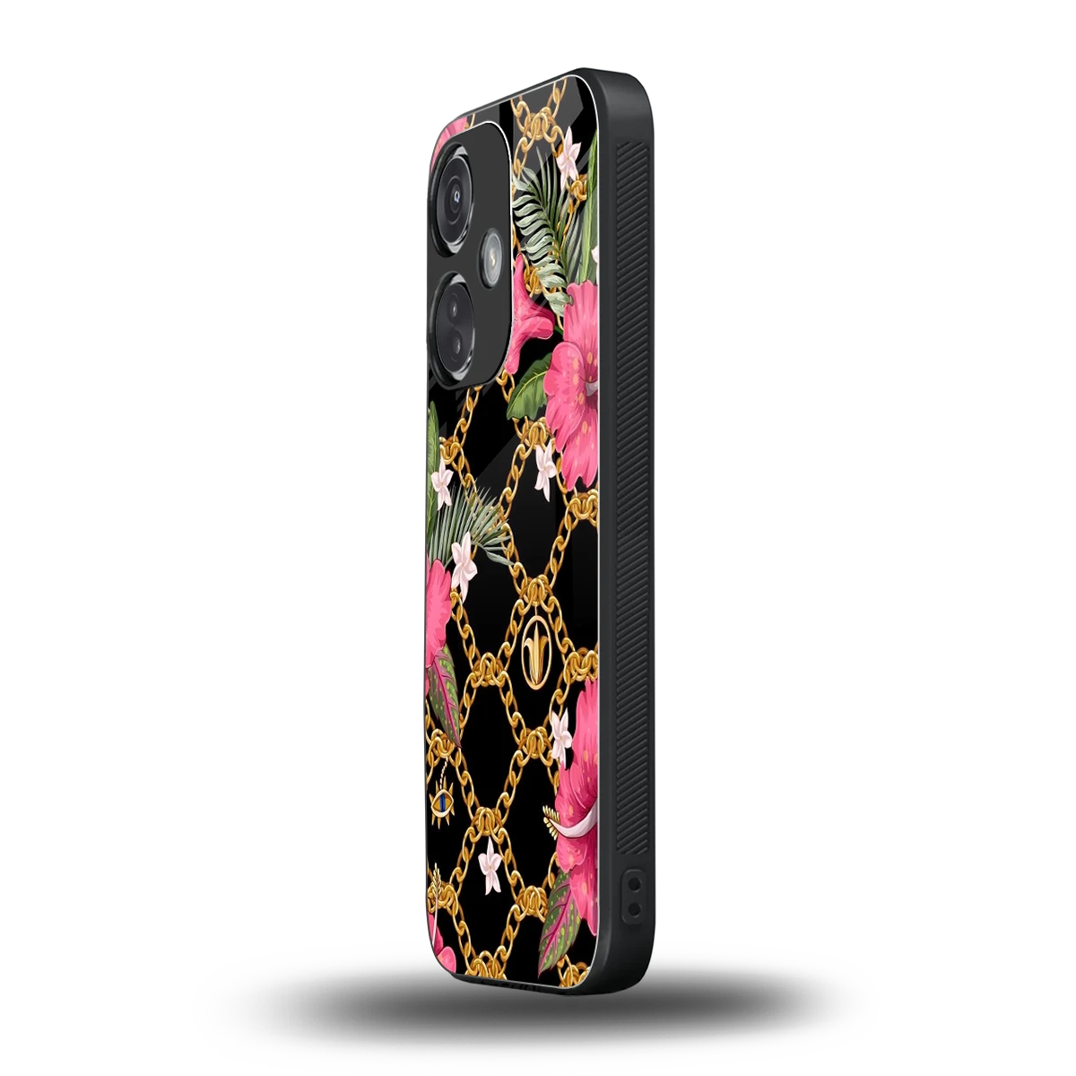 Gilded Petals oneplus nord ce 3 mobile cover | shockproof glass phone case