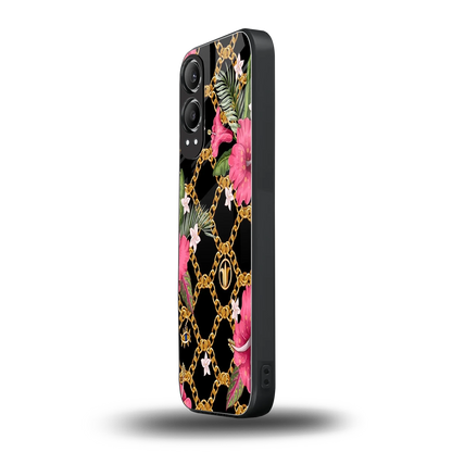 Gilded Petals oneplus nord ce 4 lite mobile cover | shockproof glass phone case