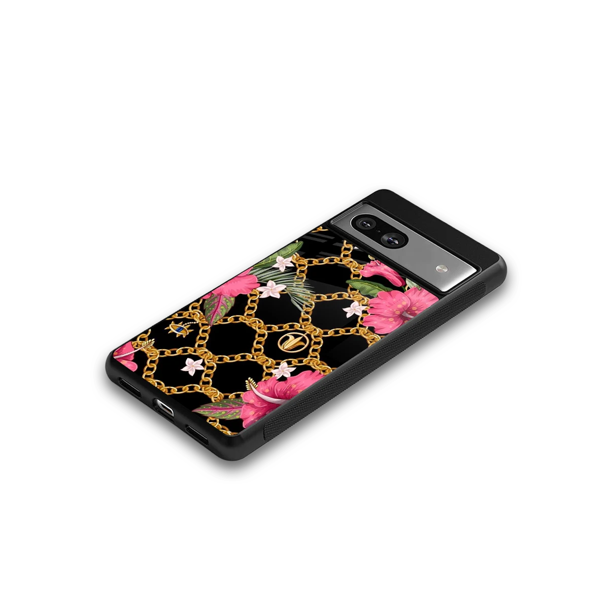 Gilded Petals google pixel 7 mobile cover | shockproof glass phone case