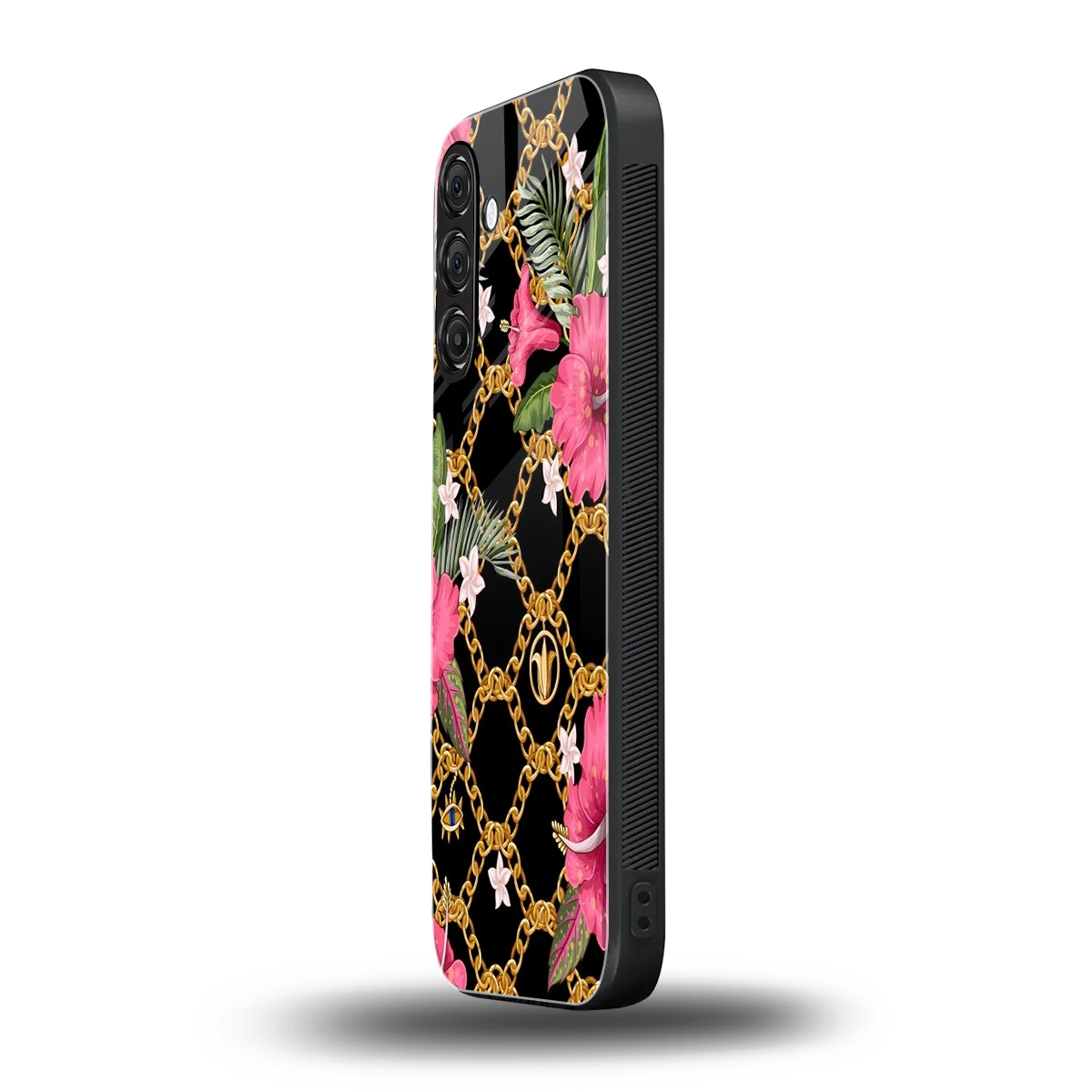 Gilded Petals samsung galaxy a37 5g mobile cover | shockproof glass phone case