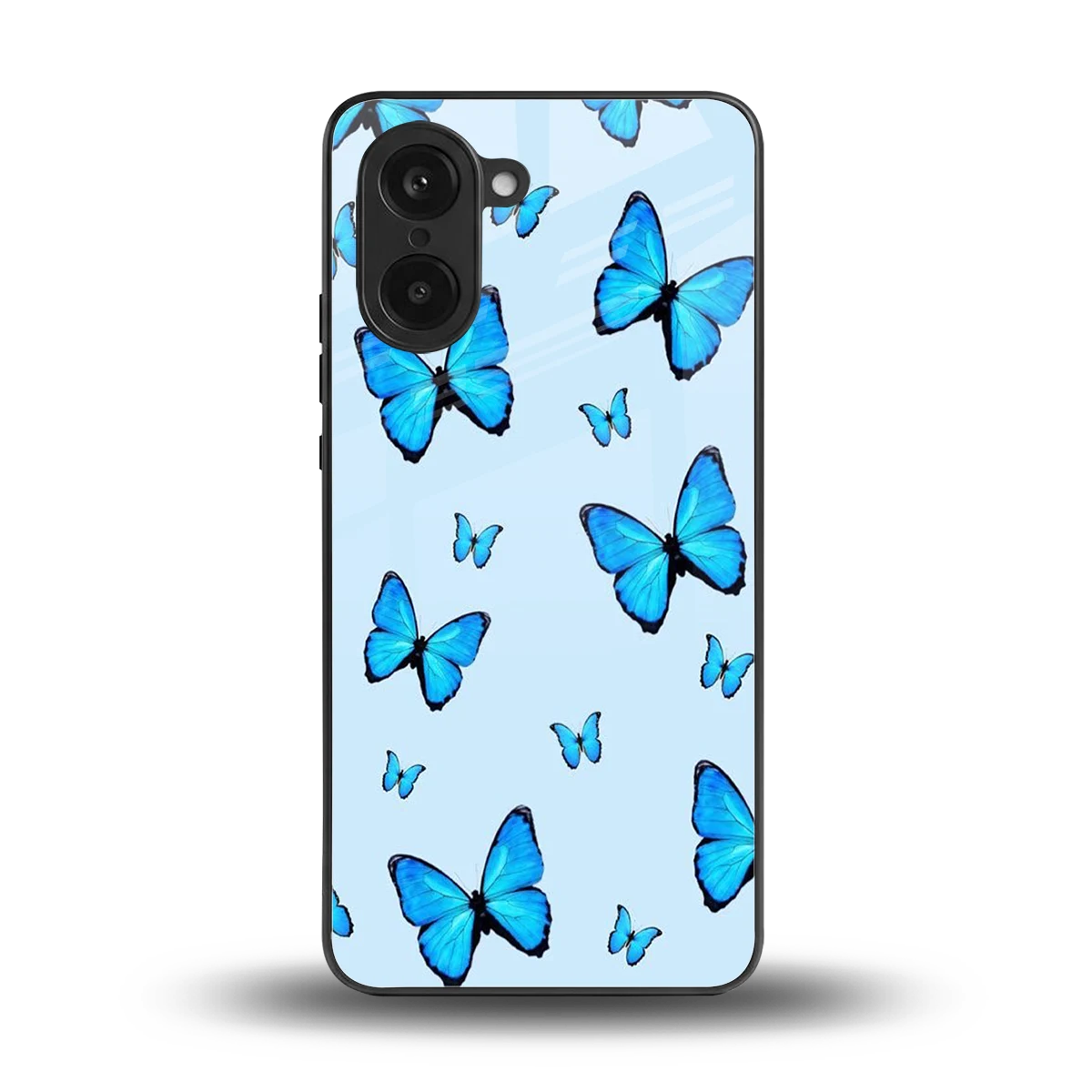 Gimme Butterflies Aesthetic back phone cover | glass case for oneplus nord ce5 5g