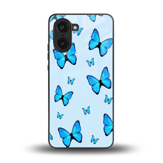 Gimme Butterflies Aesthetic back phone cover | glass case for oneplus nord ce5 5g
