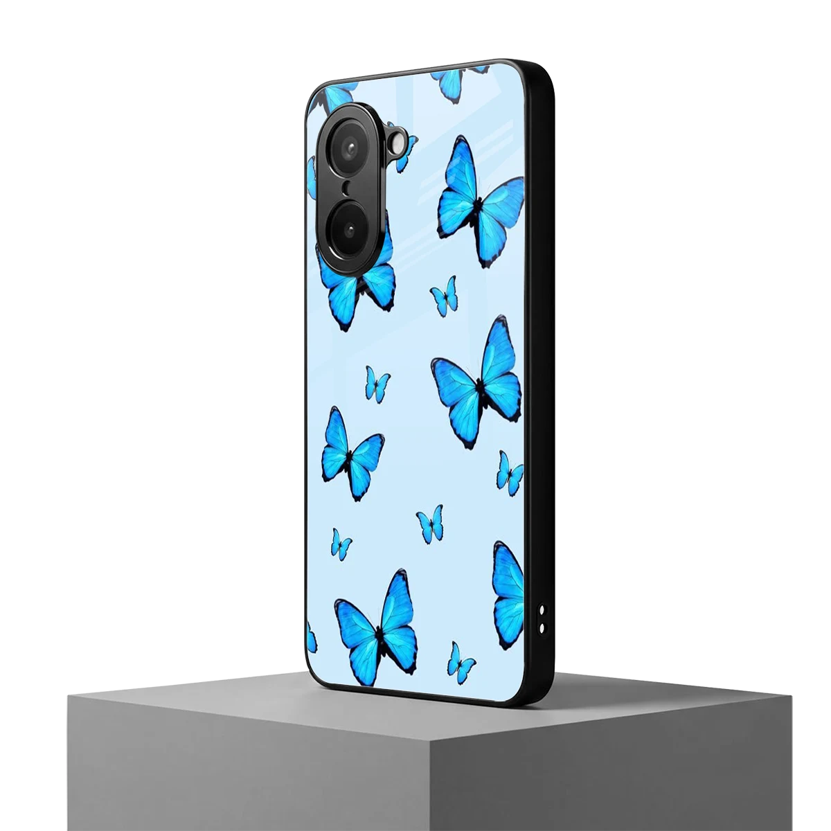 Gimme Butterflies Aesthetic oneplus nord ce5 5g mobile cover | shockproof glass phone case
