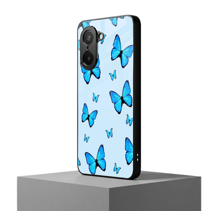 Gimme Butterflies Aesthetic oneplus nord ce5 5g mobile cover | shockproof glass phone case