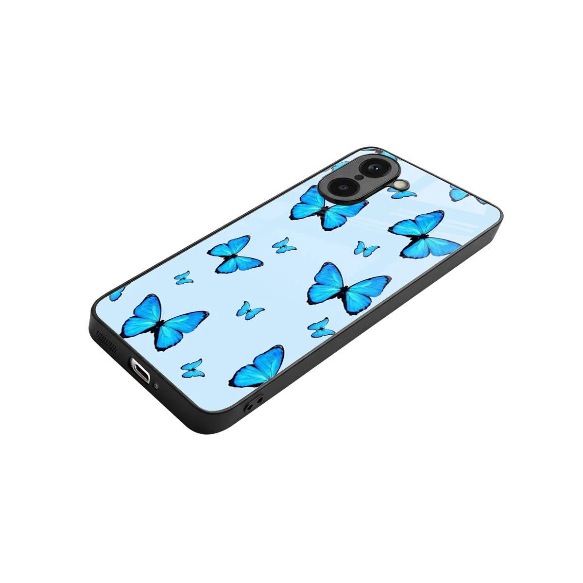 Gimme Butterflies Aesthetic stylish phone case for oneplus nord ce5 5g | glossy glass and slim fit