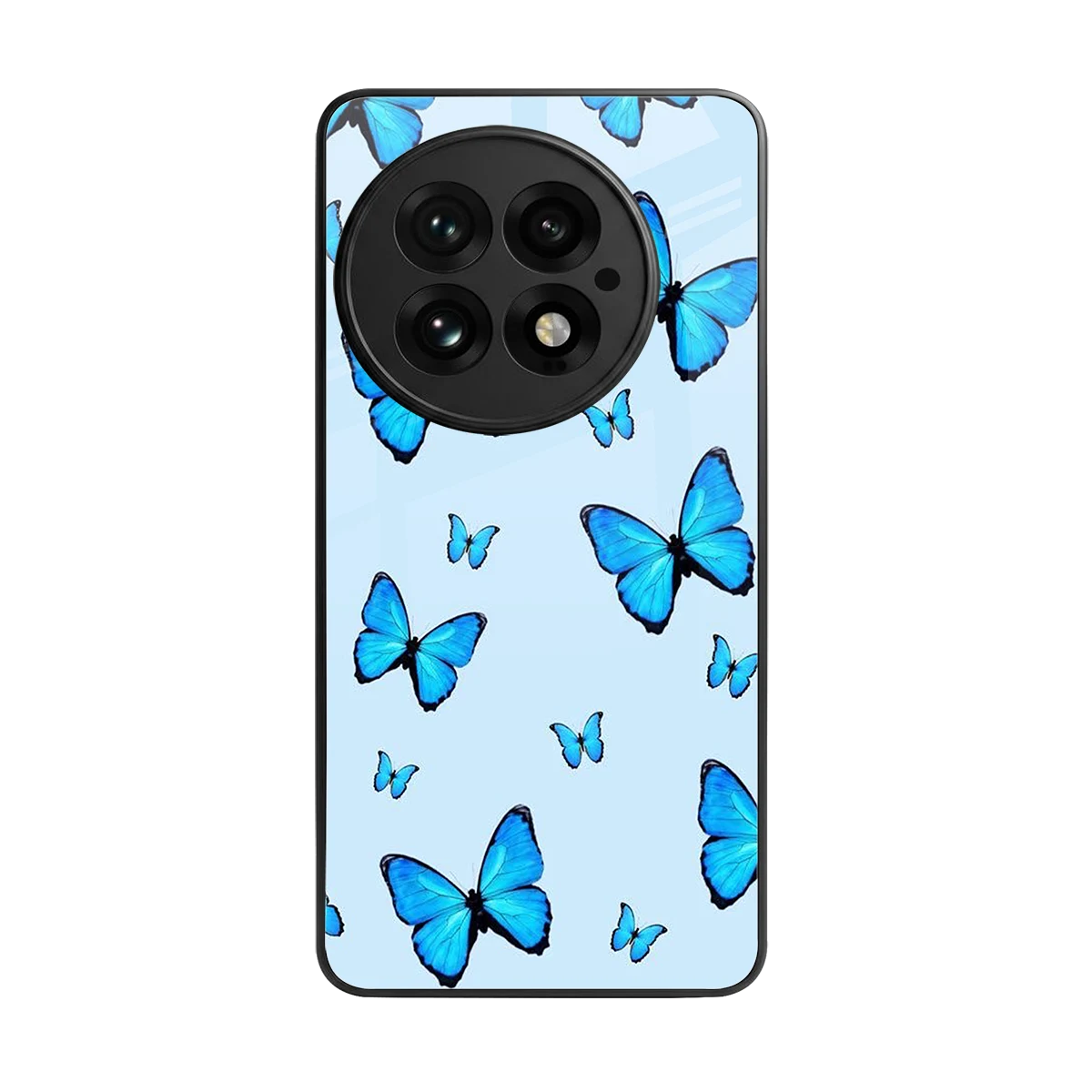 Gimme Butterflies Aesthetic back phone cover | glass case for oneplus 13