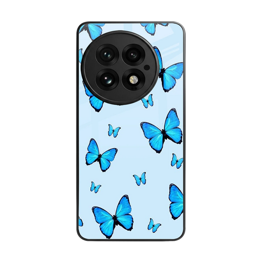 Gimme Butterflies Aesthetic back phone cover | glass case for oneplus 13