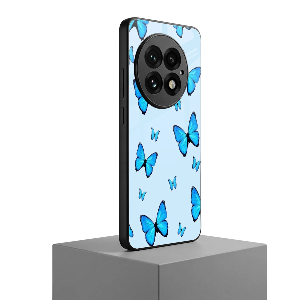 Gimme Butterflies Aesthetic oneplus 13 mobile cover | shockproof glass phone case