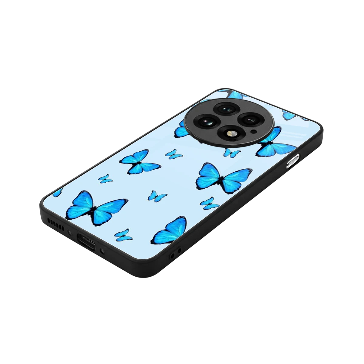 Gimme Butterflies Aesthetic stylish phone case for oneplus 13 | glossy glass and slim fit