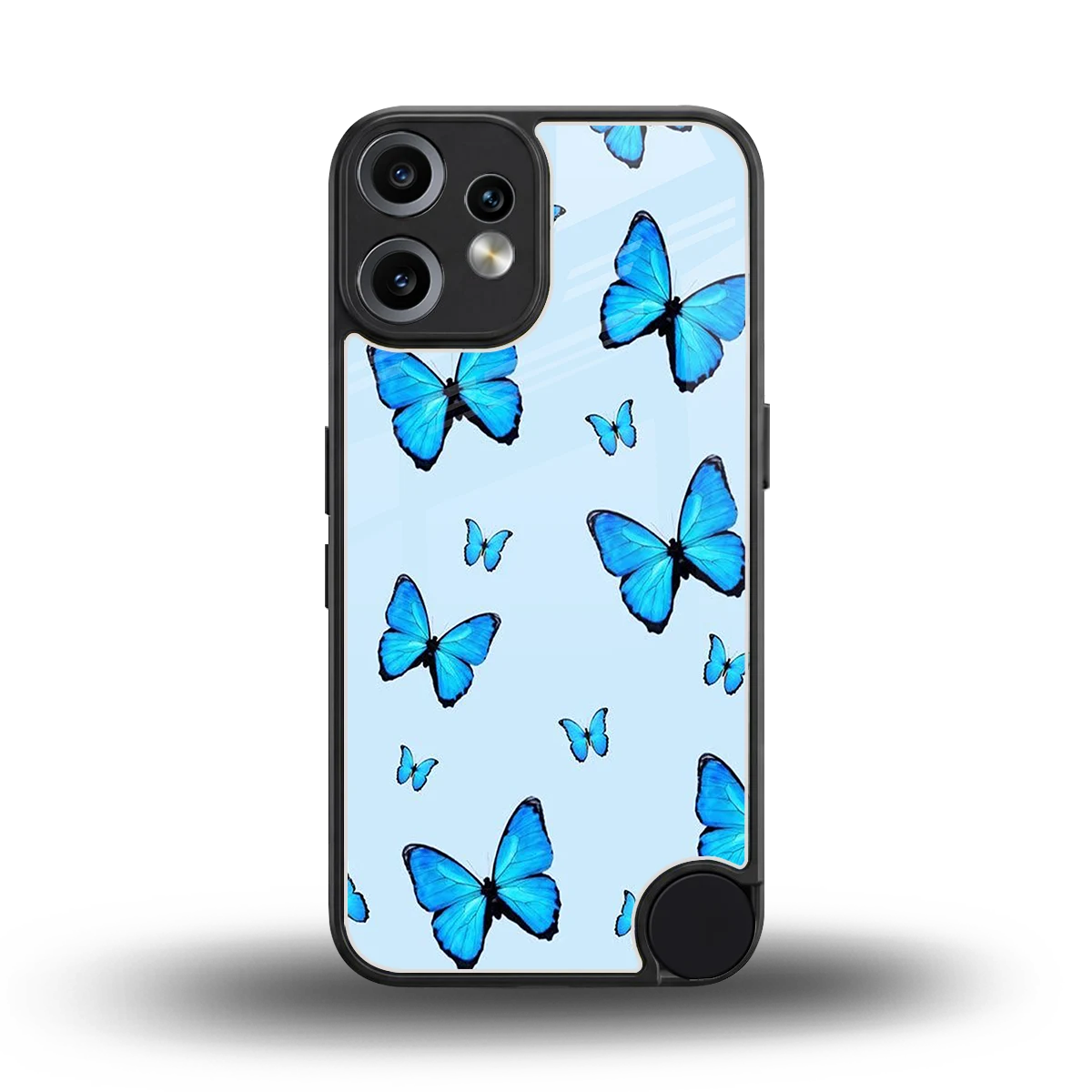 Gimme Butterflies Aesthetic back phone cover | glass case for cmf nothing phone 2 pro