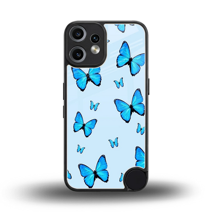 Gimme Butterflies Aesthetic back phone cover | glass case for cmf nothing phone 2 pro