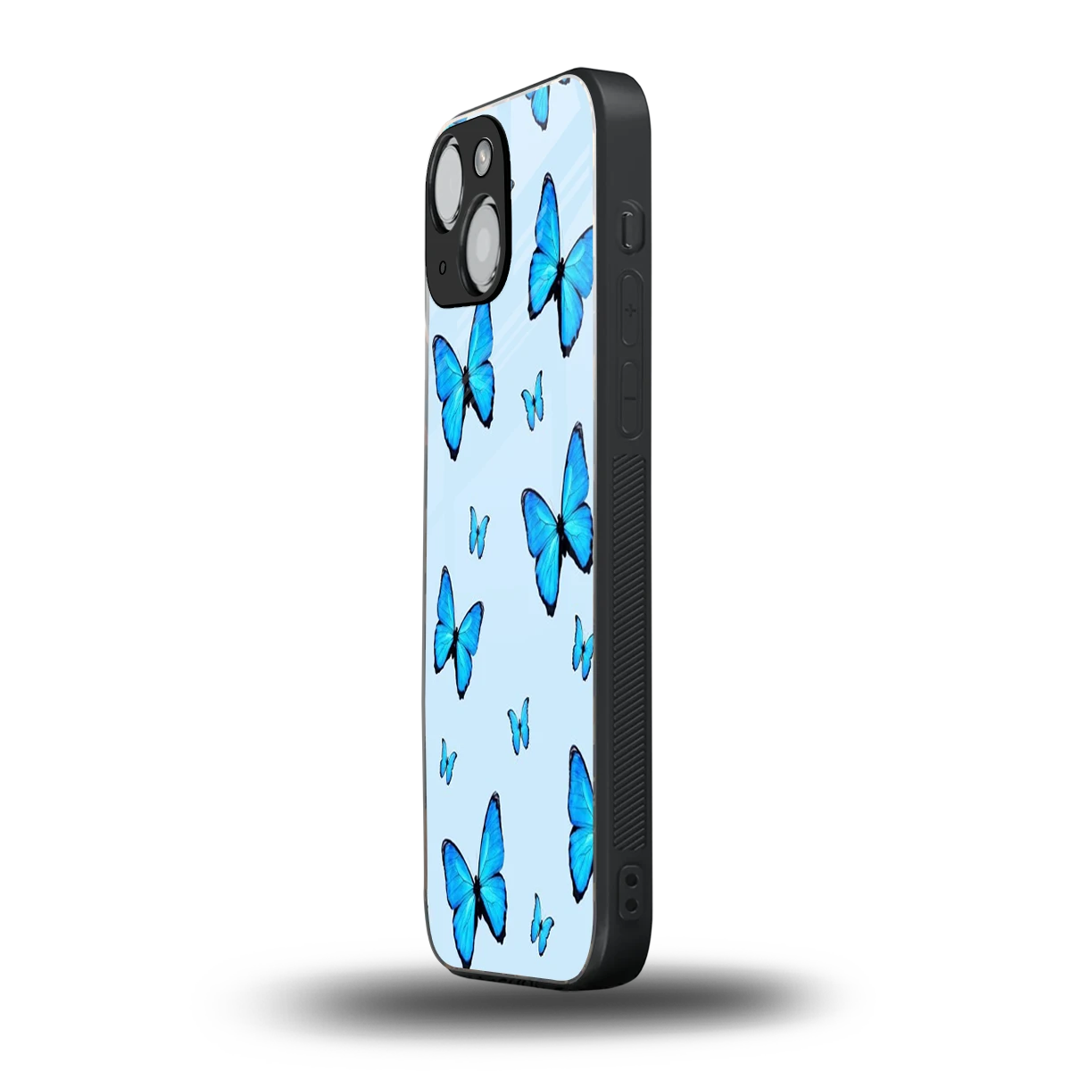 Gimme Butterflies Aesthetic iphone 12 mini mobile cover | shockproof glass phone case