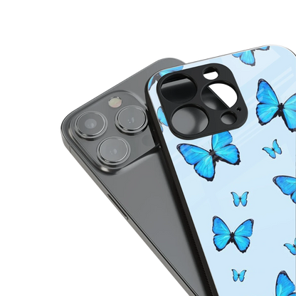 Gimme Butterflies Aesthetic stylish phone case for iPhone 16 | glossy glass and slim fit