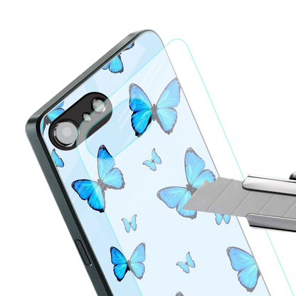 Gimme Butterflies Aesthetic stylish phone case for iphone 16e | glossy glass and slim fit