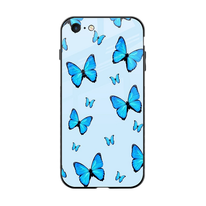 Gimme Butterflies Aesthetic back phone cover | glass case for iphone 6