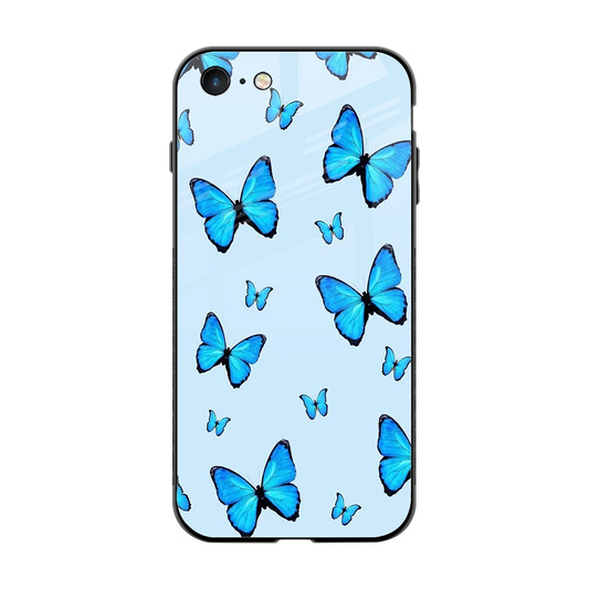 Gimme Butterflies Aesthetic back phone cover | glass case for iphone 7