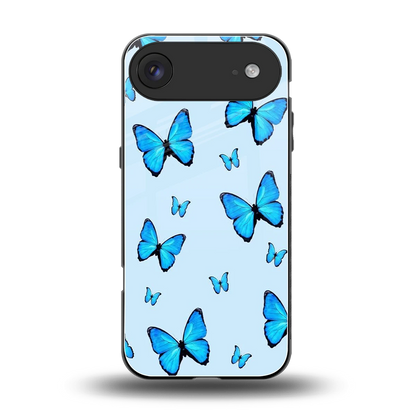 Gimme Butterflies Aesthetic back phone cover | glass case for iphone air