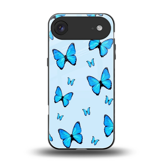 Gimme Butterflies Aesthetic back phone cover | glass case for iphone air