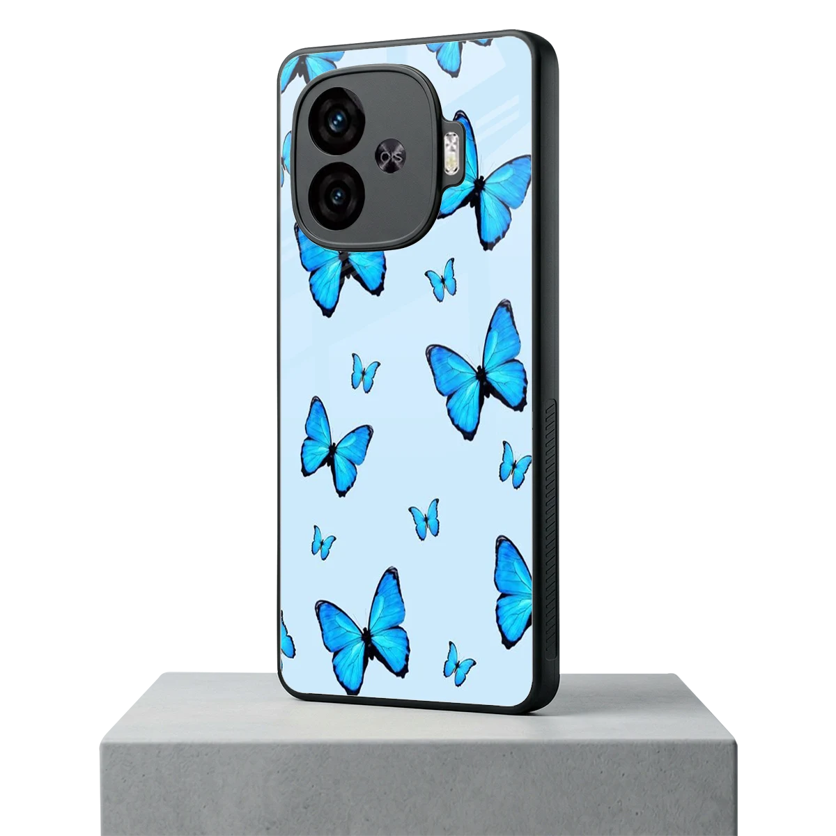 Gimme Butterflies Aesthetic iqoo neo 10r 5g mobile cover | shockproof glass phone case