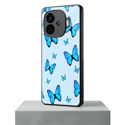Gimme Butterflies Aesthetic iqoo neo 10r 5g mobile cover | shockproof glass phone case
