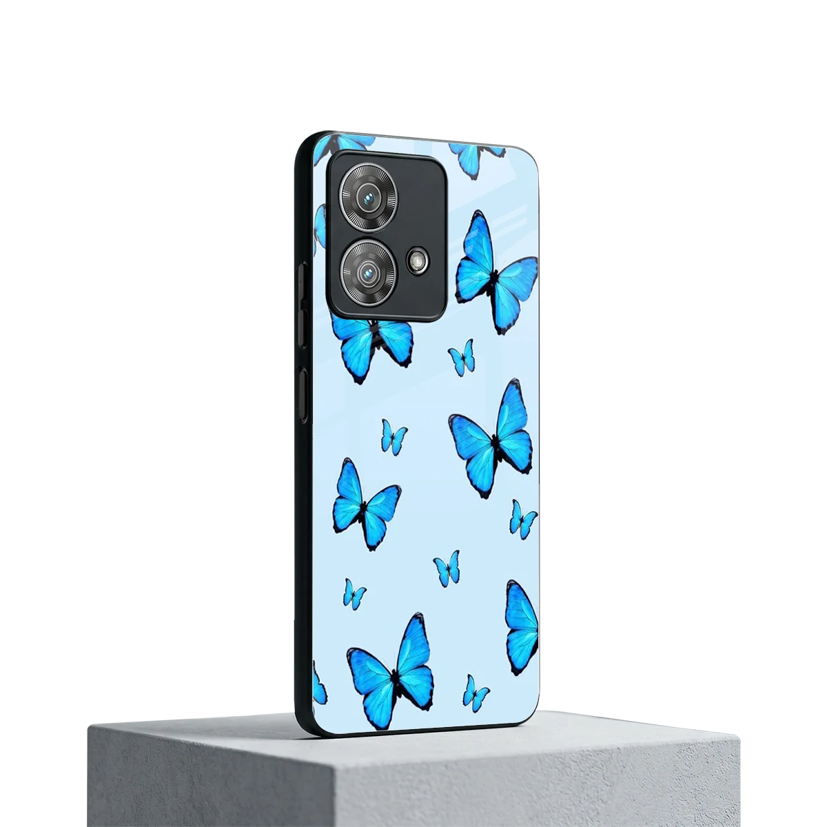 Gimme Butterflies Aesthetic motorola edge 40 neo 5g mobile cover | shockproof glass phone case