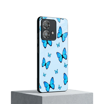 Gimme Butterflies Aesthetic motorola edge 40 neo 5g mobile cover | shockproof glass phone case