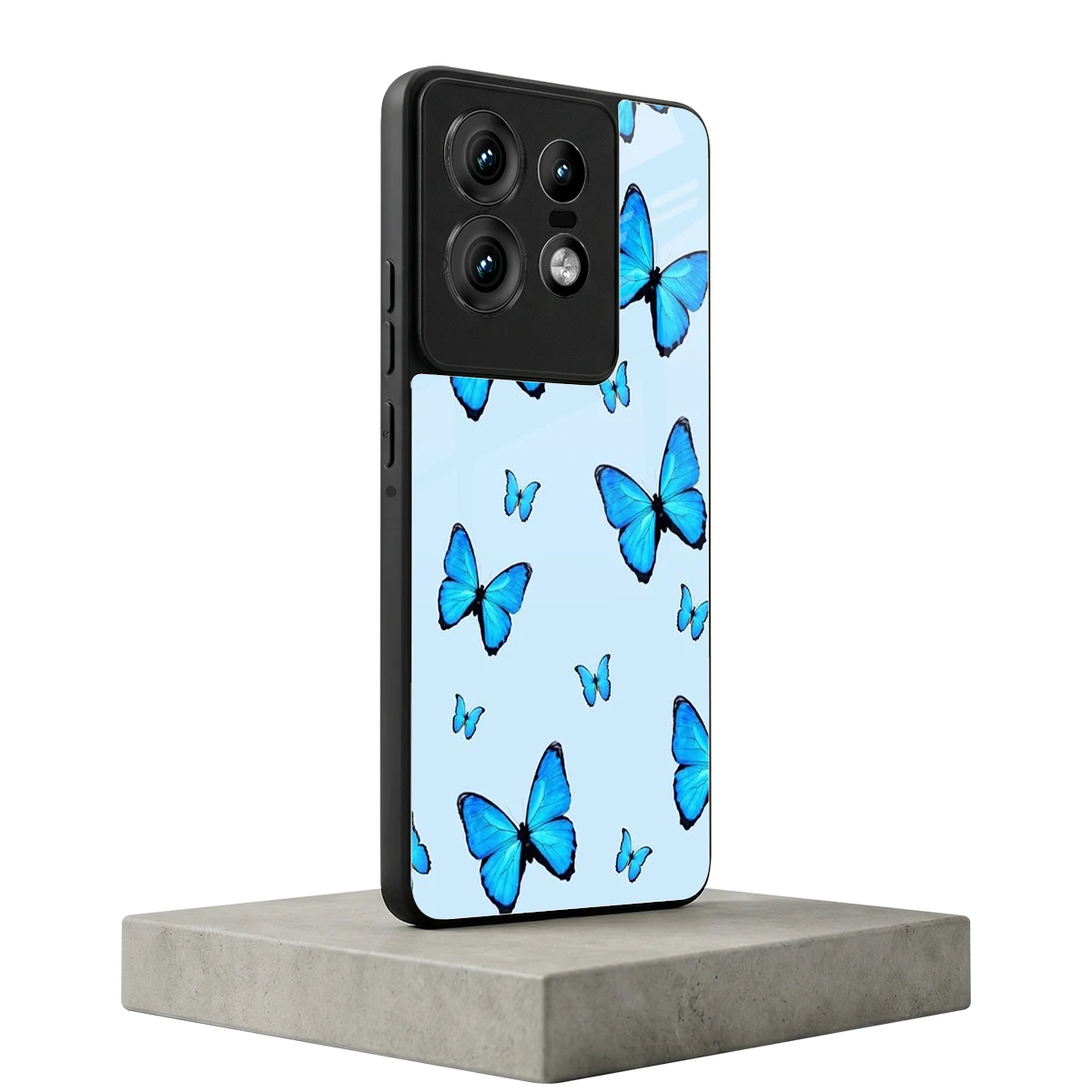 Gimme Butterflies Aesthetic motorola edge 50 pro mobile cover | shockproof glass phone case