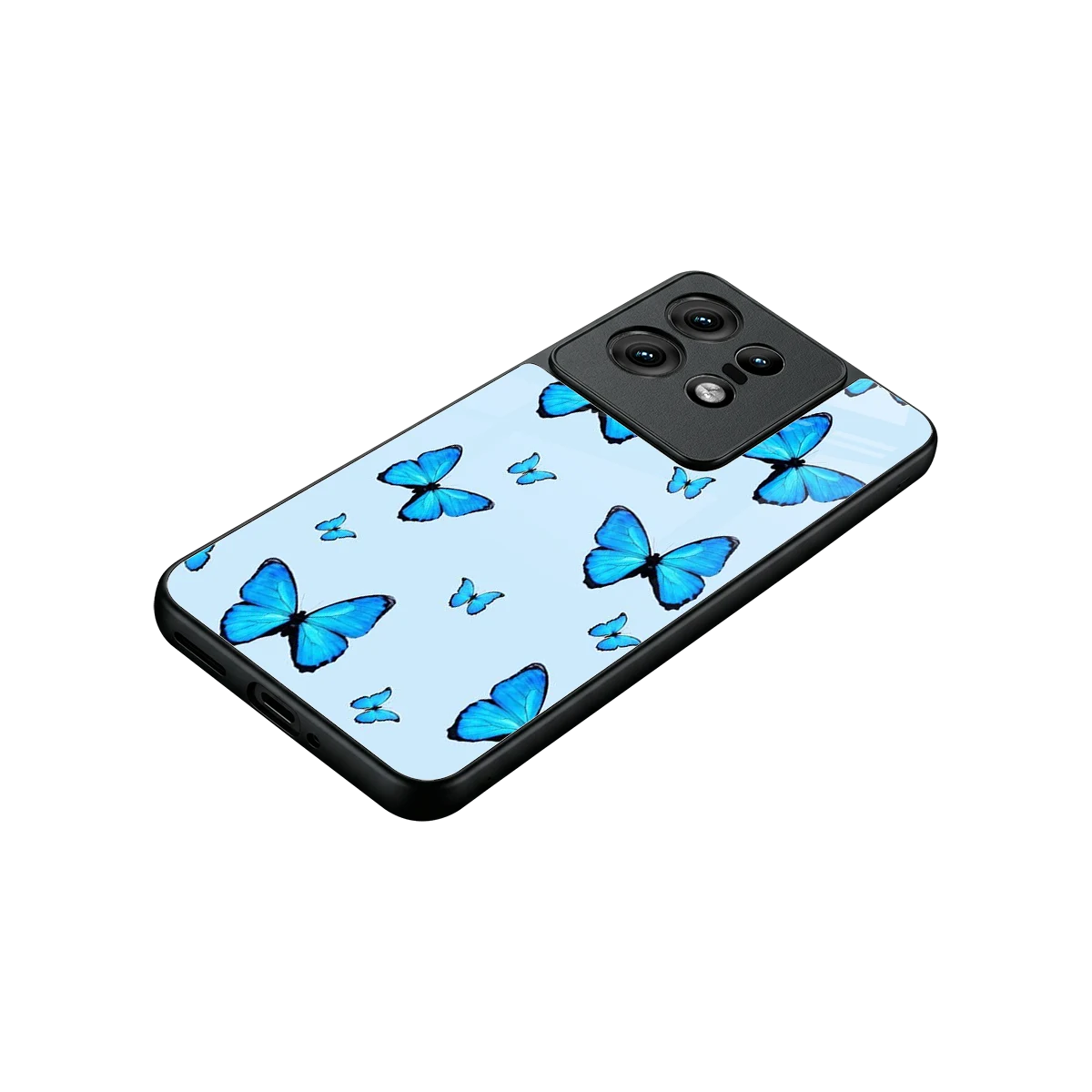 Gimme Butterflies Aesthetic stylish phone case for motorola edge 50 pro | glossy glass and slim fit