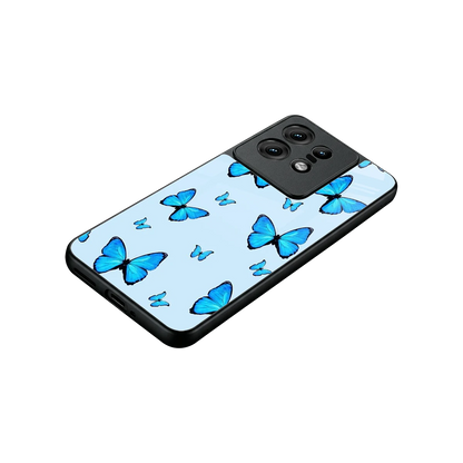 Gimme Butterflies Aesthetic stylish phone case for motorola edge 50 pro | glossy glass and slim fit