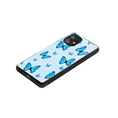 Gimme Butterflies Aesthetic stylish phone case for nothing phone 1 | glossy glass and slim fit
