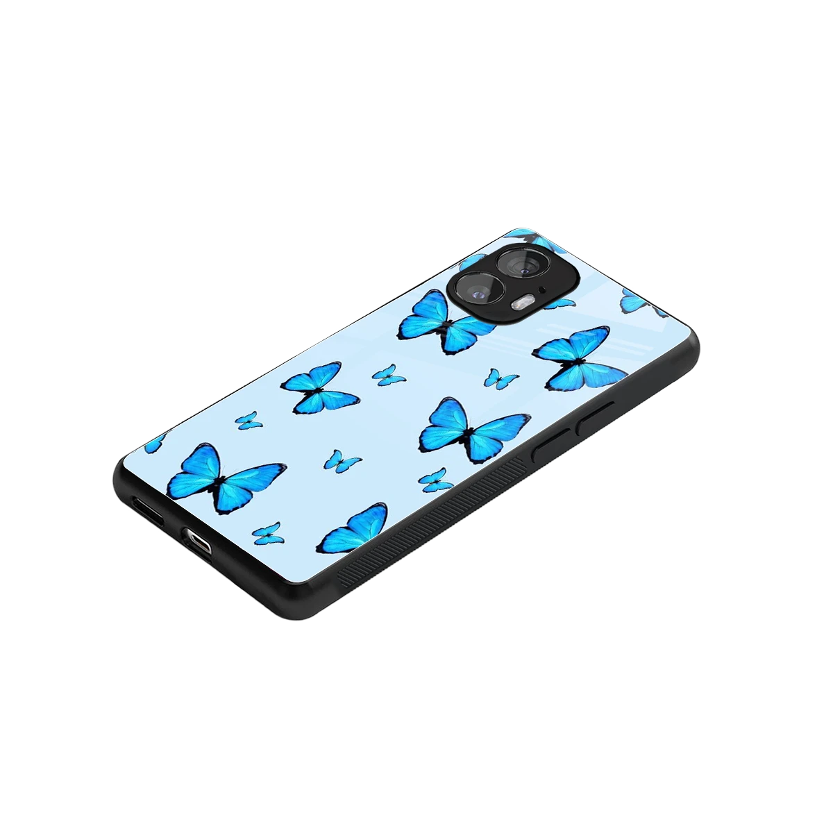 Gimme Butterflies Aesthetic stylish phone case for nothing phone 2 | glossy glass and slim fit