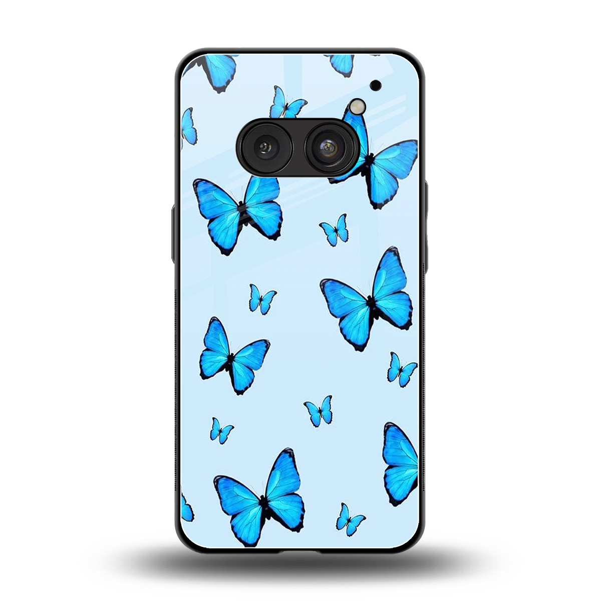Gimme Butterflies Aesthetic back phone cover | glass case for nothing phone 2a plus