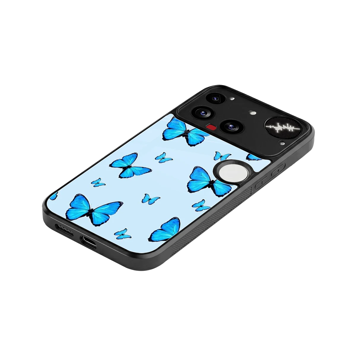 Gimme Butterflies Aesthetic stylish phone case for nothing phone 3 | glossy glass and slim fit