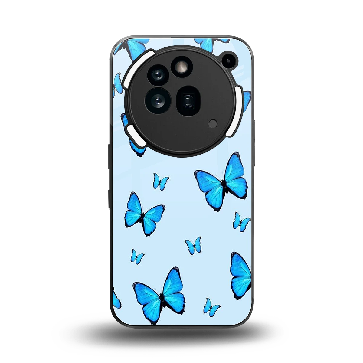 Gimme Butterflies Aesthetic back phone cover | glass case for nothing phone 3a pro