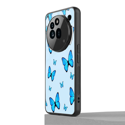 Gimme Butterflies Aesthetic nothing phone 3a pro mobile cover | shockproof glass phone case