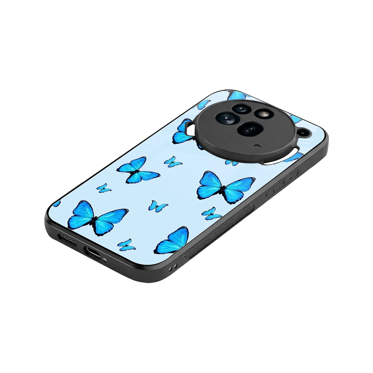 Gimme Butterflies Aesthetic stylish phone case for nothing phone 3a pro | glossy glass and slim fit