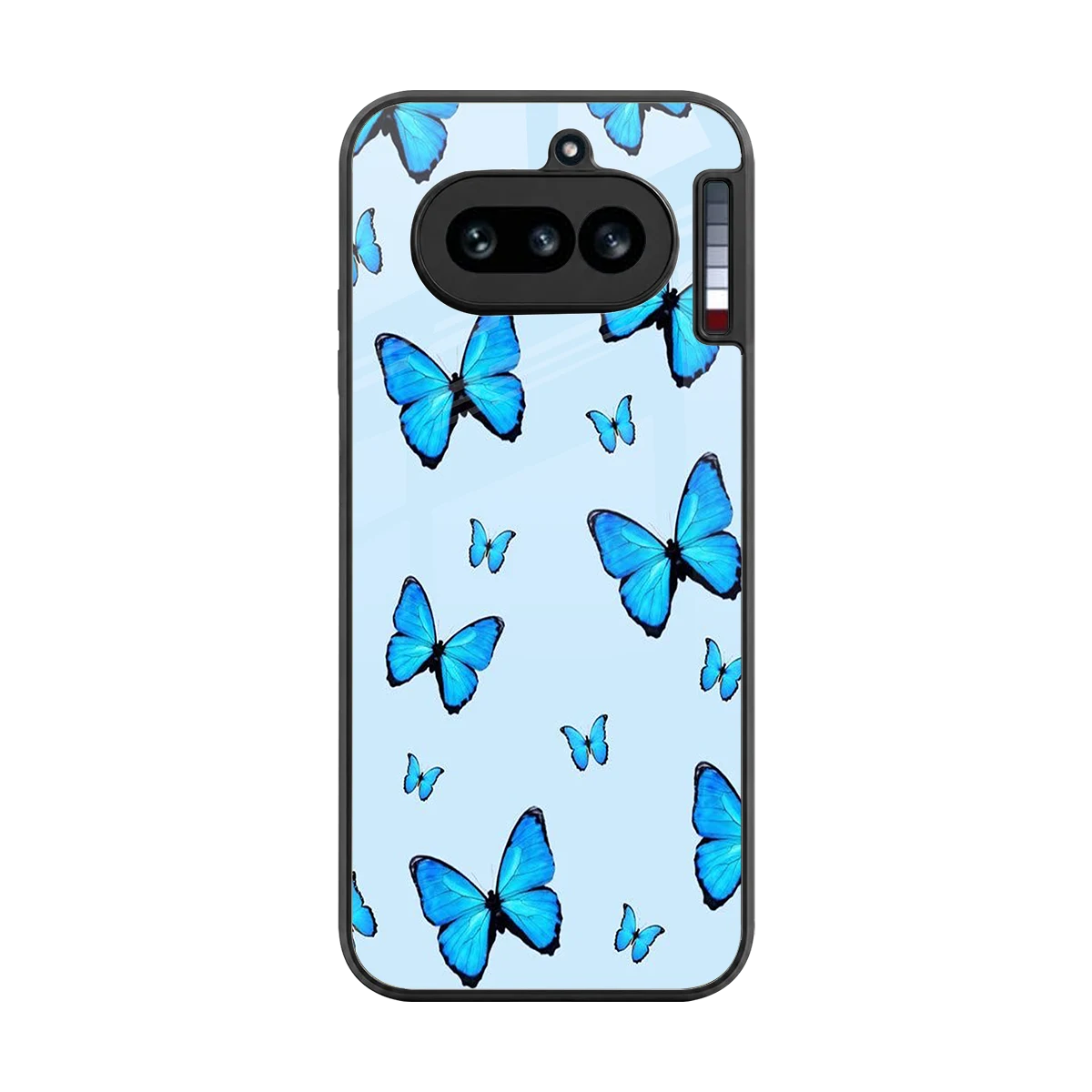 Gimme Butterflies Aesthetic back phone cover | glass case for nothing phone 4a
