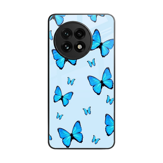 Gimme Butterflies Aesthetic back phone cover | glass case for oneplus 13r