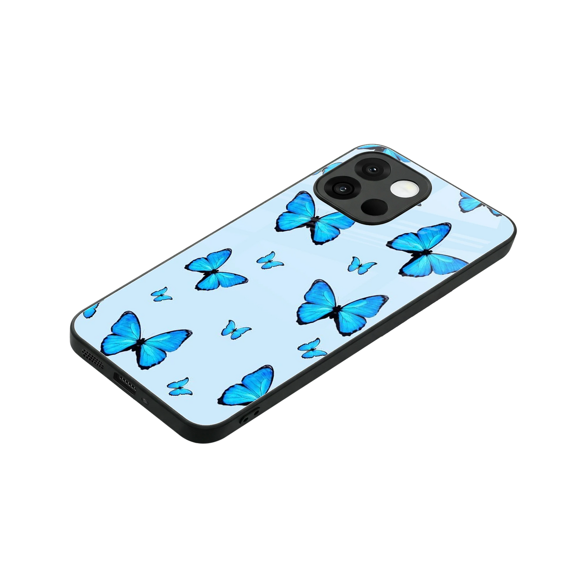 Gimme Butterflies Aesthetic stylish phone case for oneplus 13s | glossy glass and slim fit