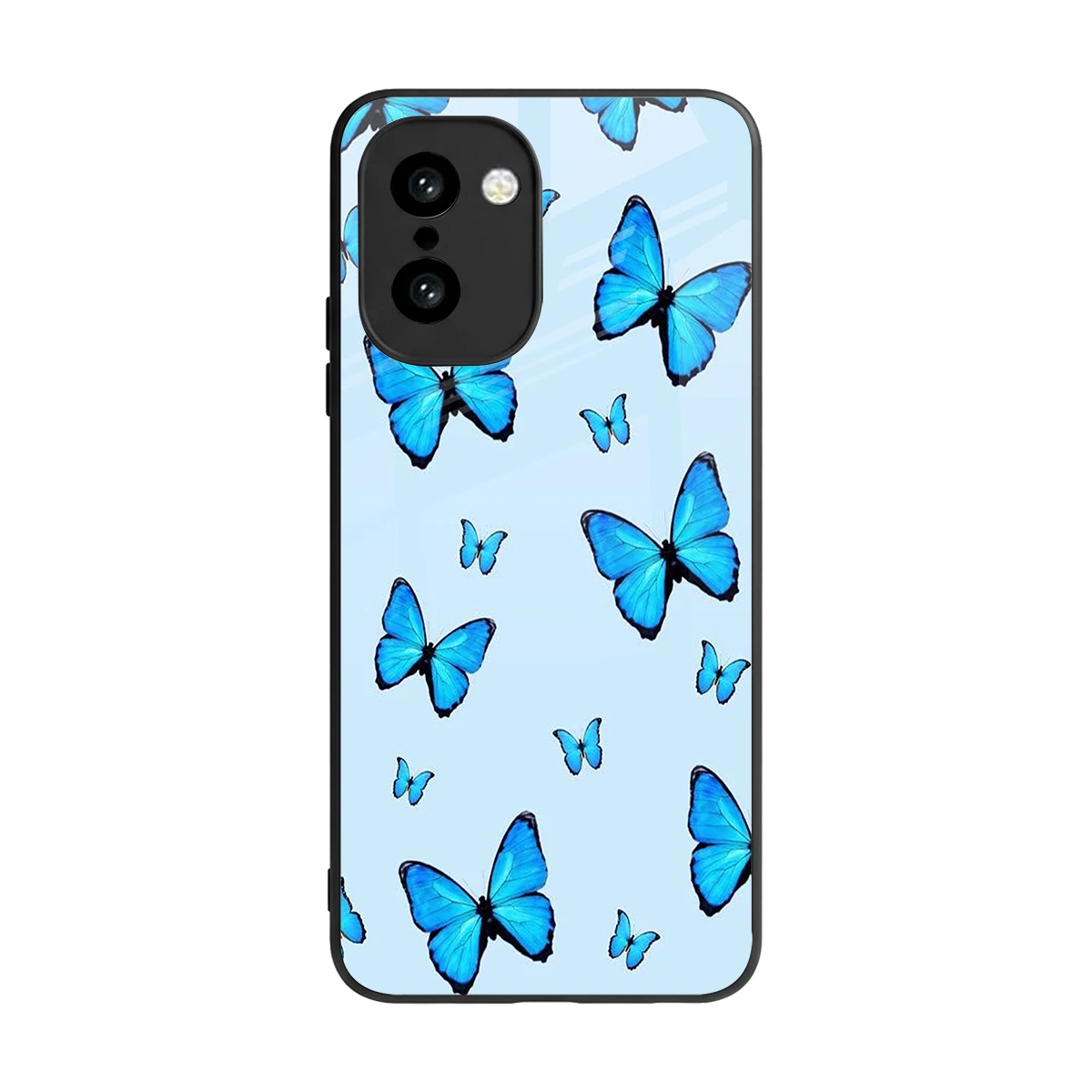 Gimme Butterflies Aesthetic back phone cover | glass case for oneplus 15r