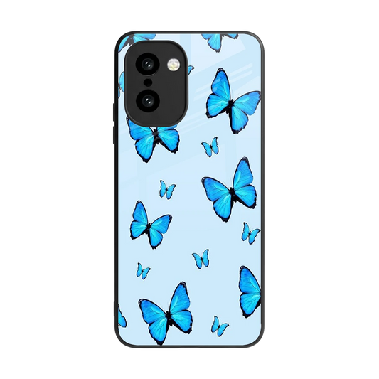 Gimme Butterflies Aesthetic back phone cover | glass case for oneplus 15r