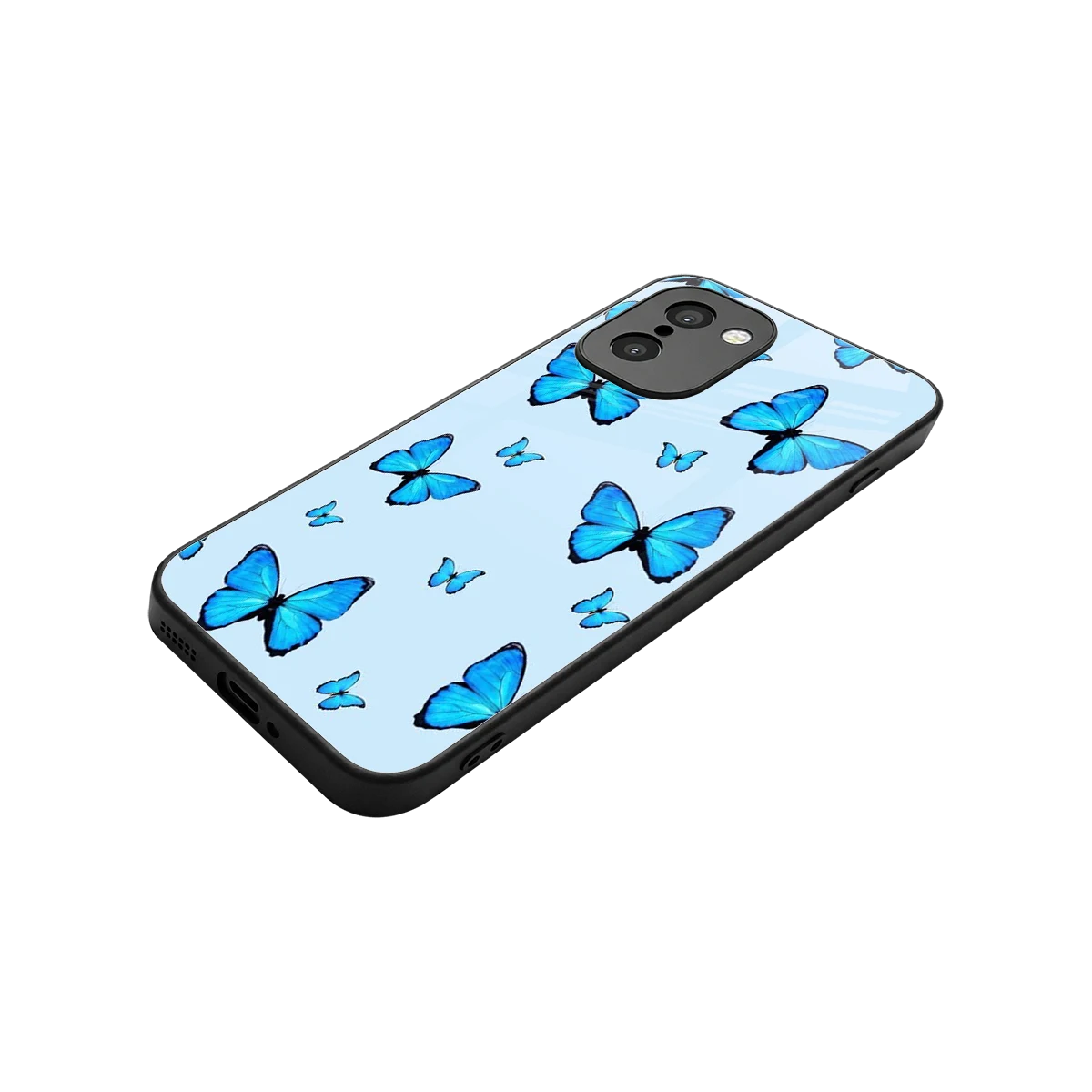 Gimme Butterflies Aesthetic stylish phone case for oneplus 15r | glossy glass and slim fit