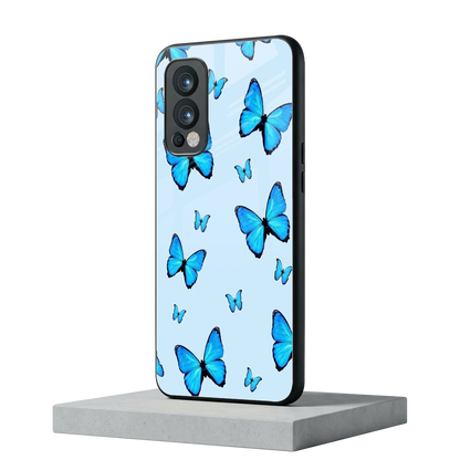 Gimme Butterflies Aesthetic oneplus nord 2 mobile cover | shockproof glass phone case