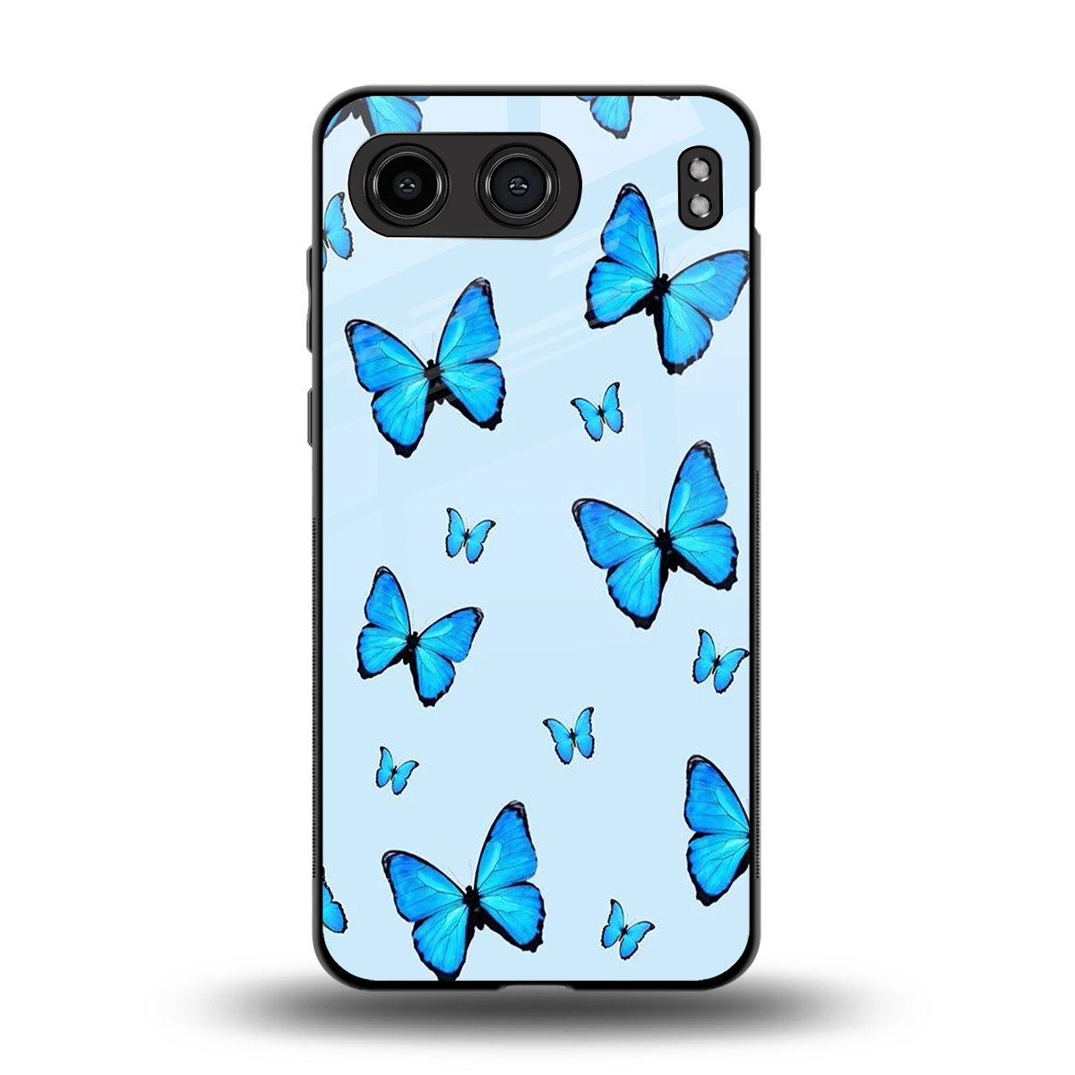 Gimme Butterflies Aesthetic back phone cover | glass case for oneplus nord 4