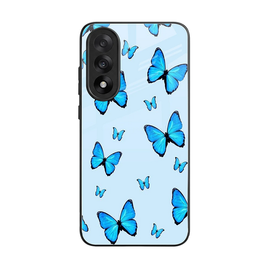 Gimme Butterflies Aesthetic back phone cover | glass case for oneplus nord 5
