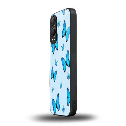 Gimme Butterflies Aesthetic oneplus nord ce 4 lite mobile cover | shockproof glass phone case